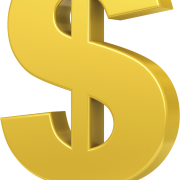Gold Dollar PNG Picture