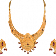 Goldener Schmuck Halskette PNG kostenloses Bild