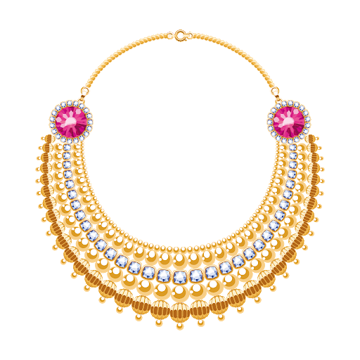 Gold Jewellery Necklace PNG HD Image