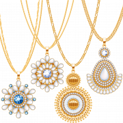 Gold Jewellery PNG File Download Free