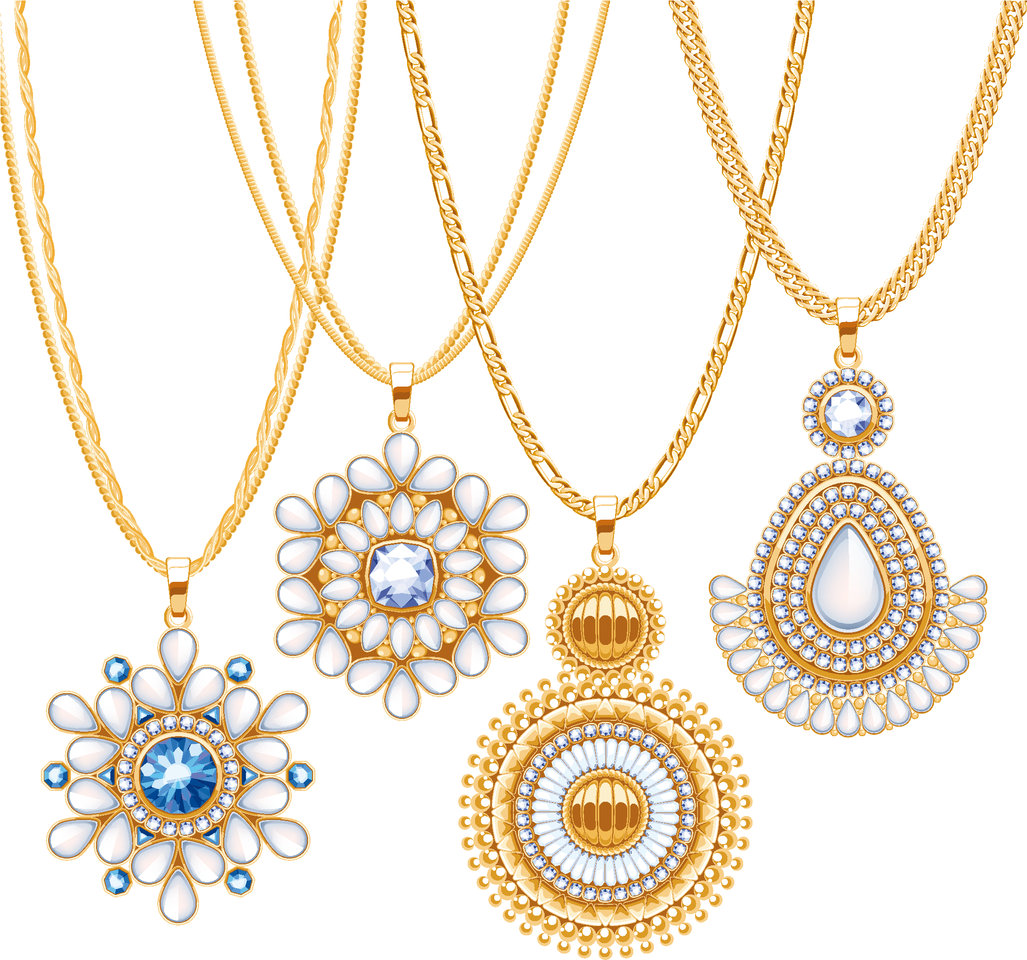 Gold Jewellery PNG File Download Free
