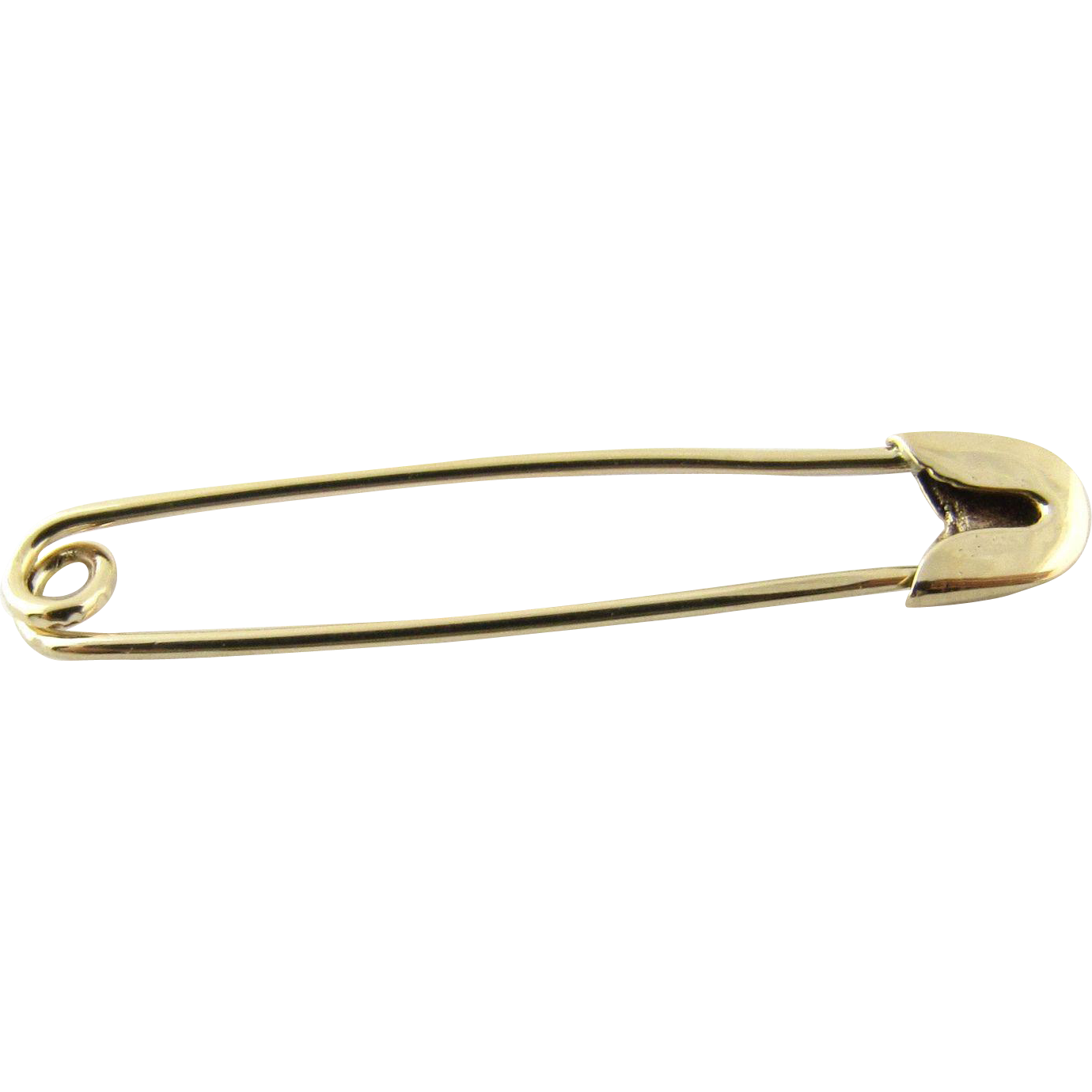 Gold Safety Pin PNG Clipart