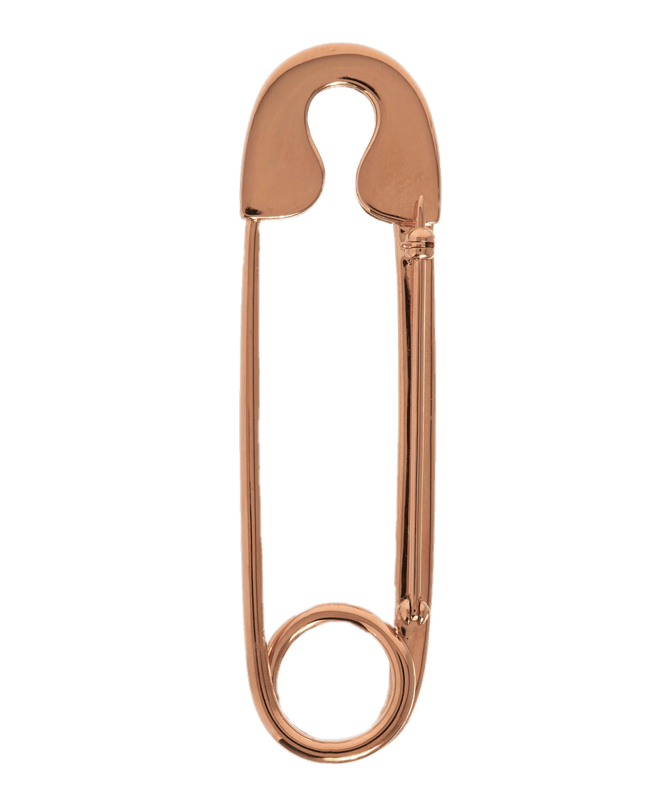 Gold Safety Pin PNG Free Download