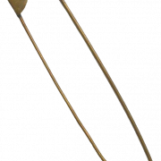 Gold Safety Pin PNG HD Image