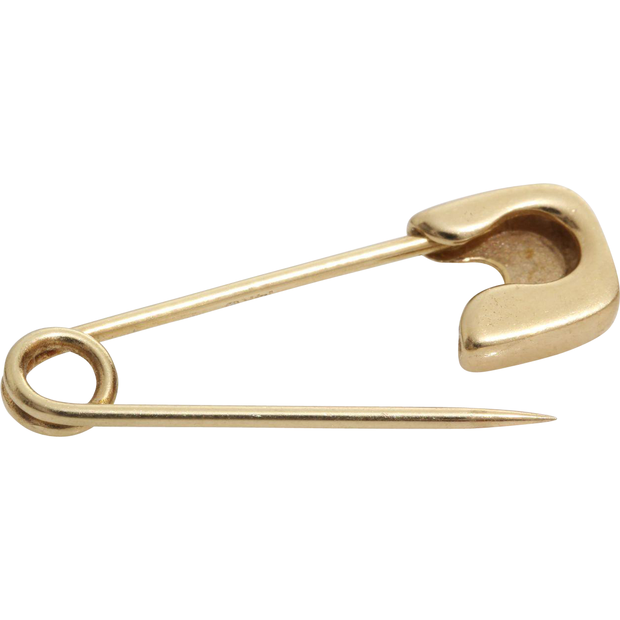 Gold Safety Pin Transparent