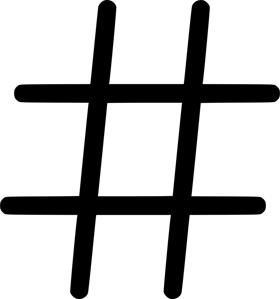 Hashtag Logo PNG Image