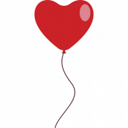 Balão de coração PNG Download grátis