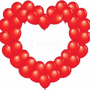 Heart Balloon PNG Image File