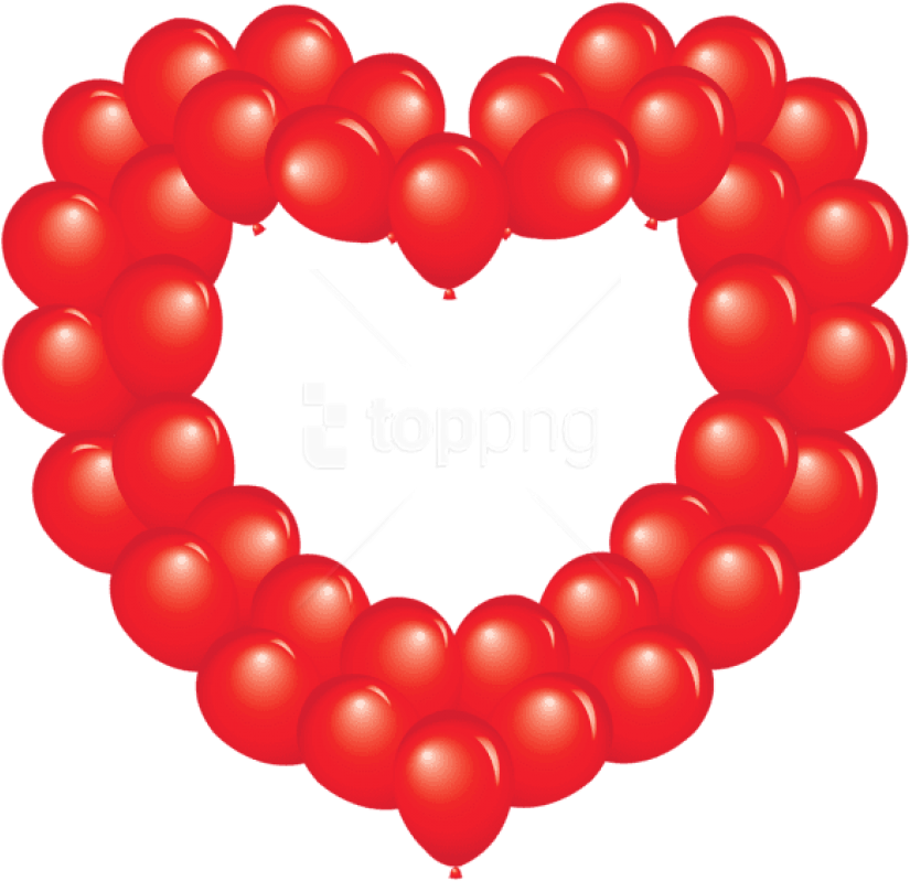 Heart Balloon PNG Image File