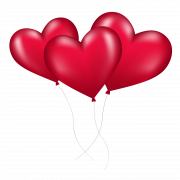 Imagem PNG de balão em forma de coração