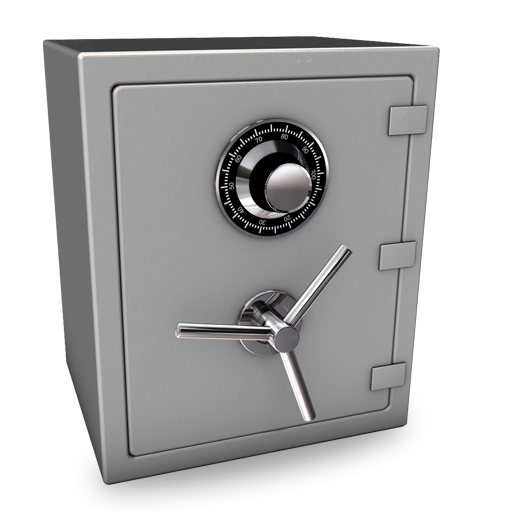 Iron Security Safe PNG Pic