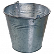 Metal Bucket PNG Image