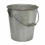 Metal Bucket Transparent