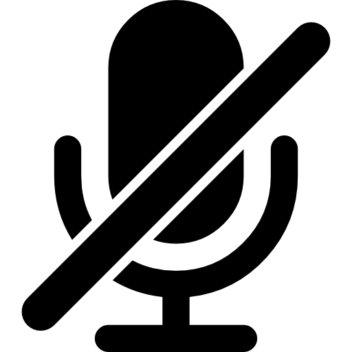 Microphone Mute PNG Image