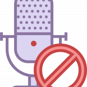 Image png muette microphone