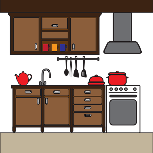 Modern Kitchen PNG File