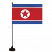 Noord -Korea vlag PNG Download Afbeelding