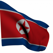 Kuzey Kore bayrağı png bedava indir