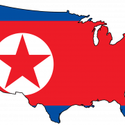 North Korea Flag PNG libreng imahe