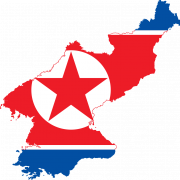 Archivo de imagen PNG de bandera de Corea del Norte
