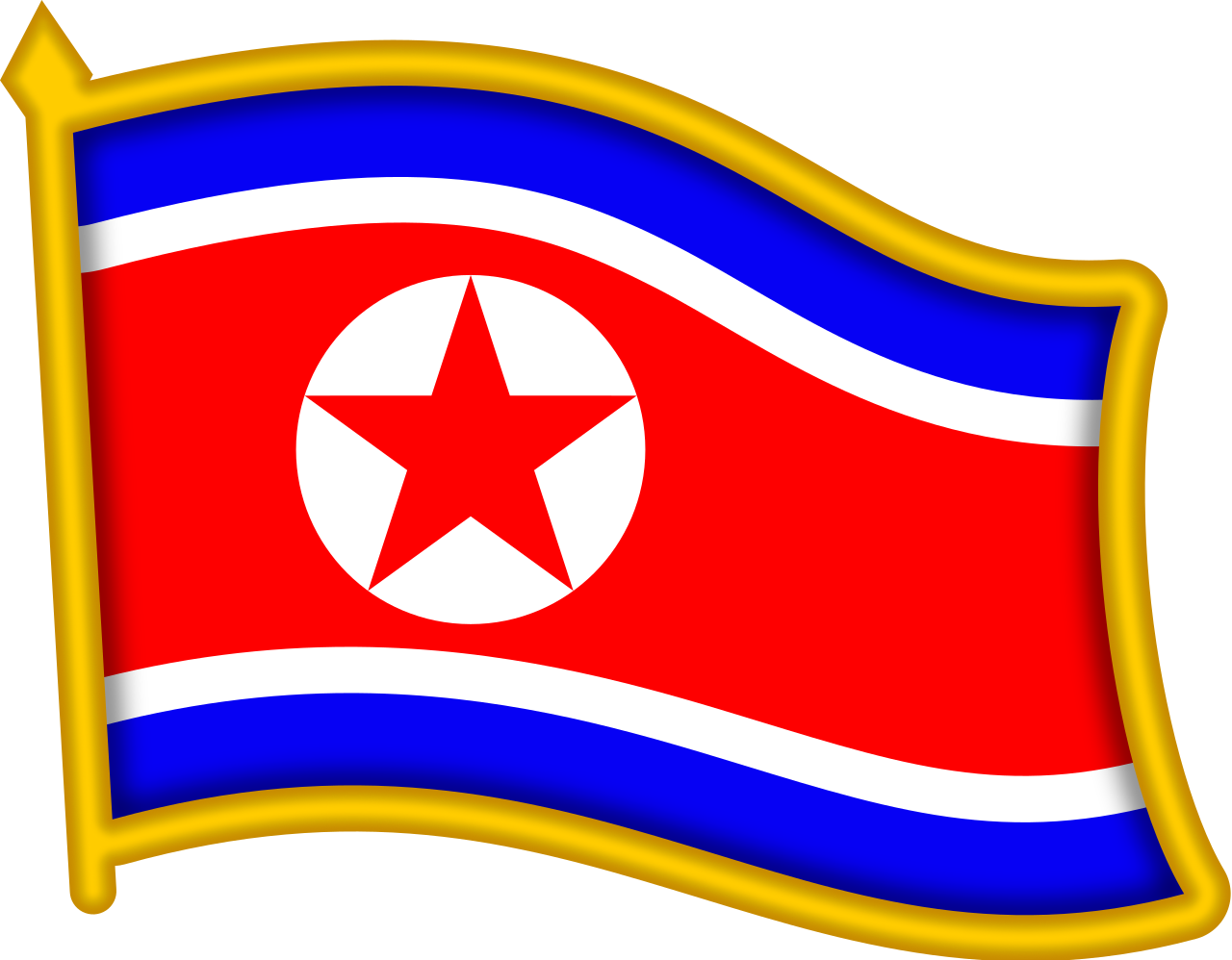 North Korea Flag PNG Images