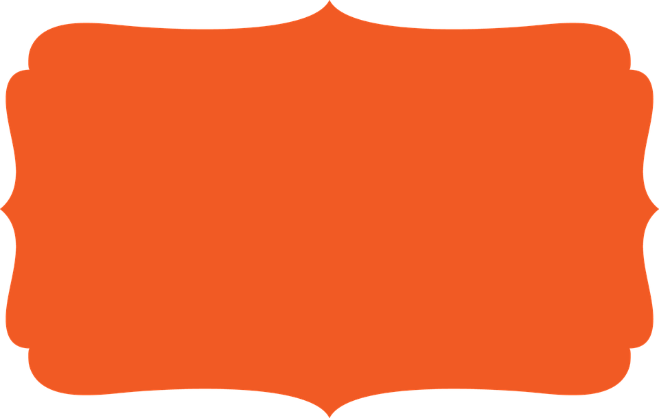 Orange Frame PNG File