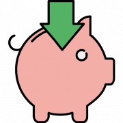 Pig piggy bank png pic