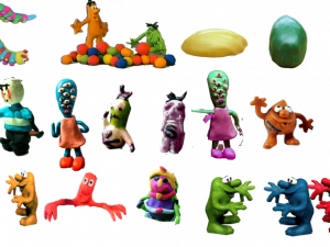 Plasticin Clay Toy Png Bild