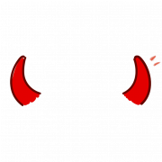 Rode hoorn PNG -afbeelding