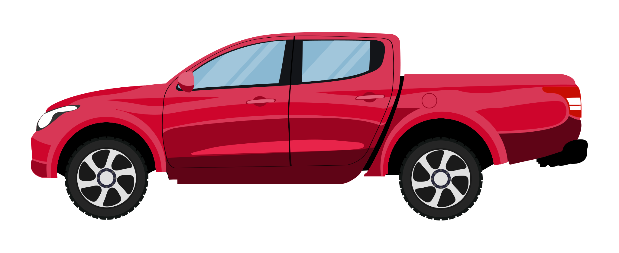 Red SUV PNG