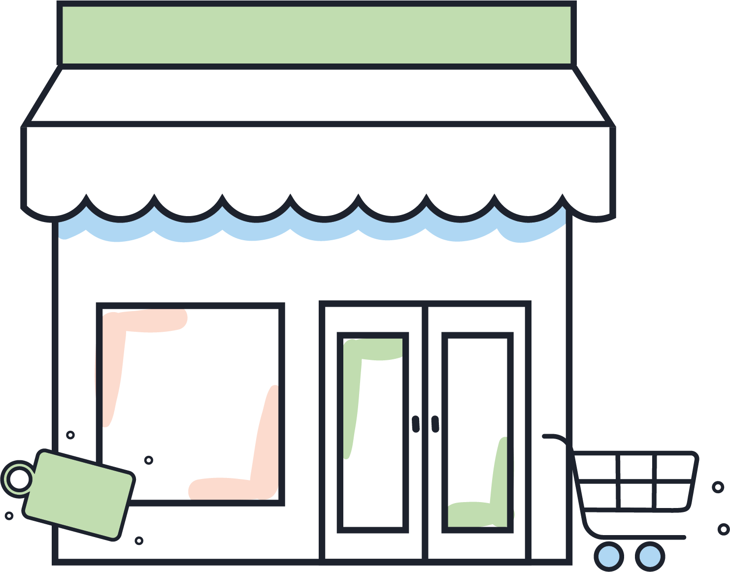 Retail Business Store PNG Clipart