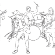 Rockband PNG Bild