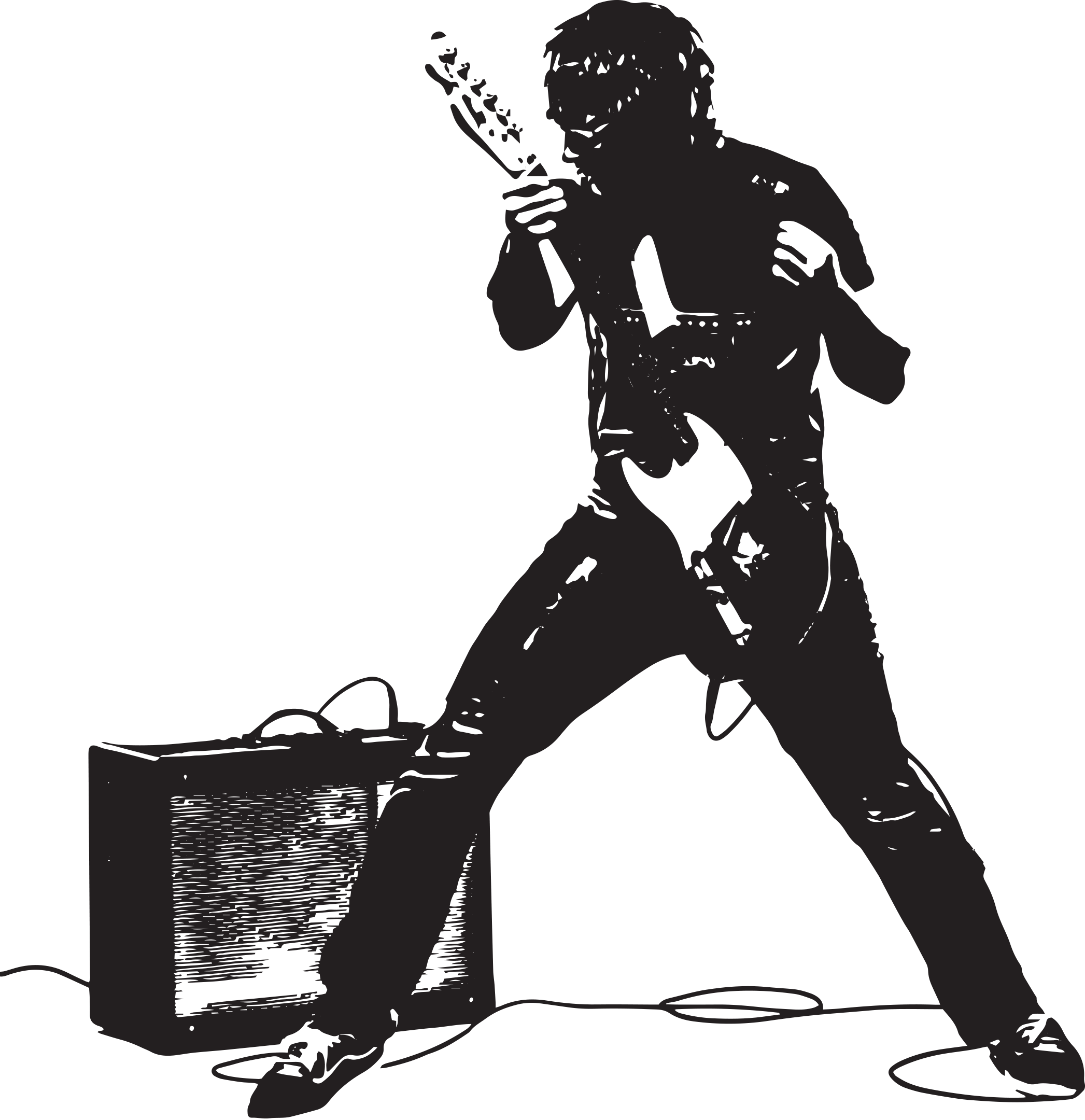 Rock Band Silhouette PNG Pic