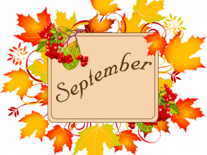 September Autumn PNG Clipart