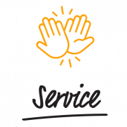 Logotipo de servicio PNG