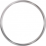 Silver Round Frame PNG Free Download
