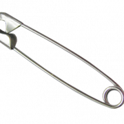 Silver Safety Pin PNG HD Image