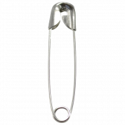 Silver safety pin png pic