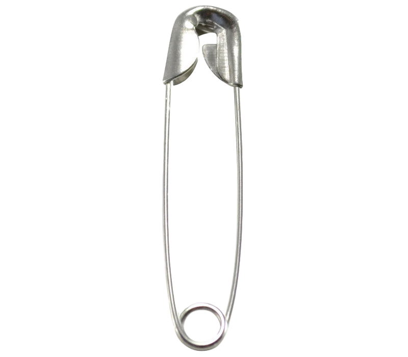 Silver Safety Pin PNG Pic