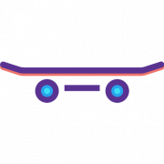 Skateboard PNG -afbeelding