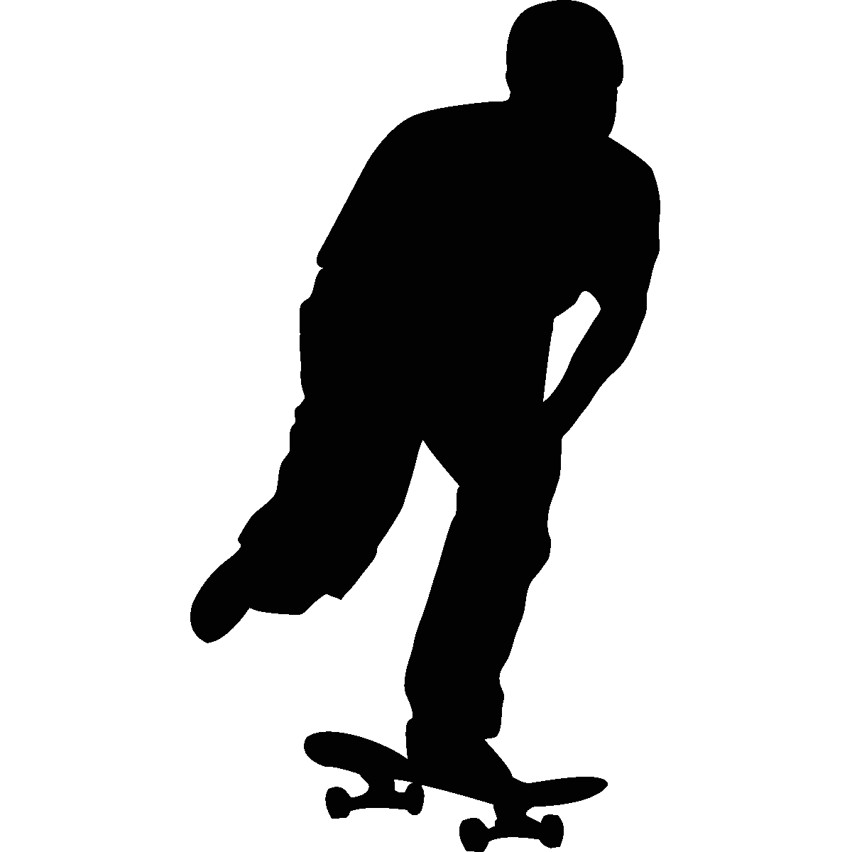 Skateboard Silhouette PNG Picture