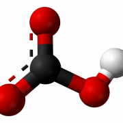 Senyawa kimia natrium bikarbonat transparan