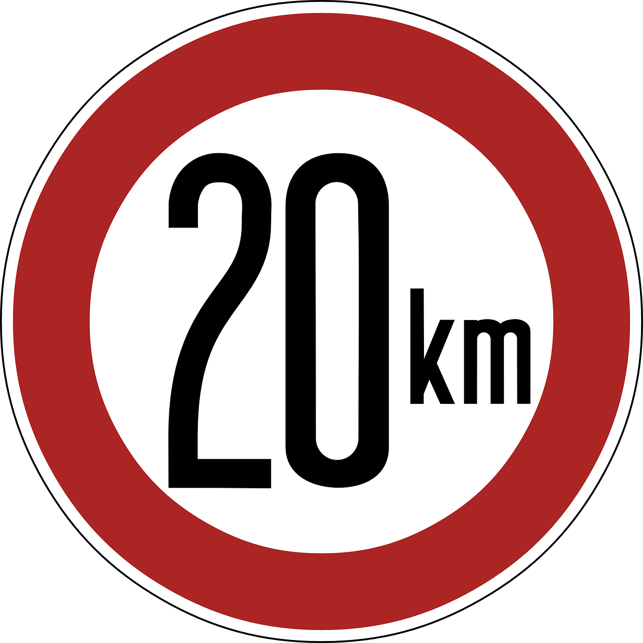 Speed Limit Sign PNG
