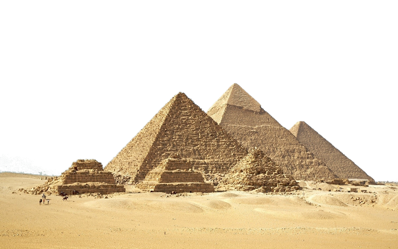 The Seven Wonders of World Pyramid PNG Image