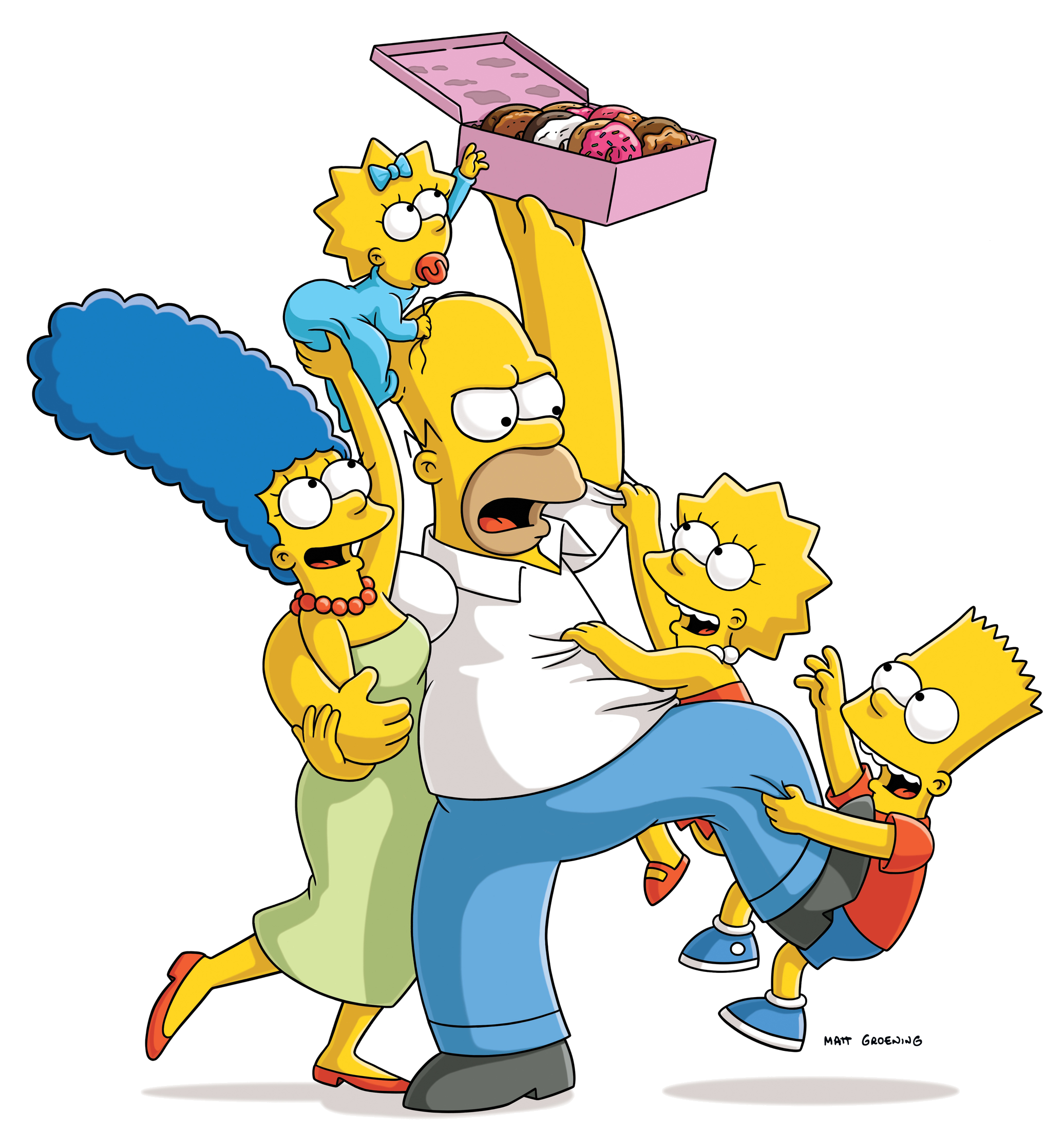 The Simpsons Character PNG File