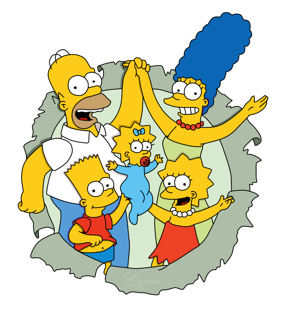 The Simpsons Character Transparent