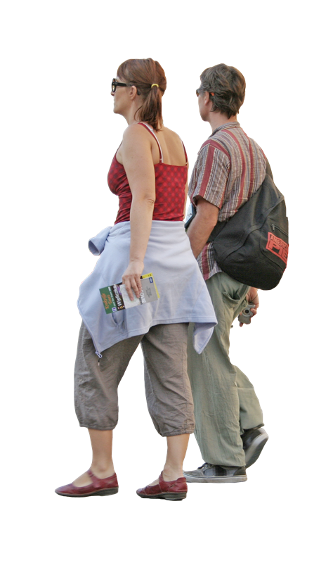 Tourist People PNG File