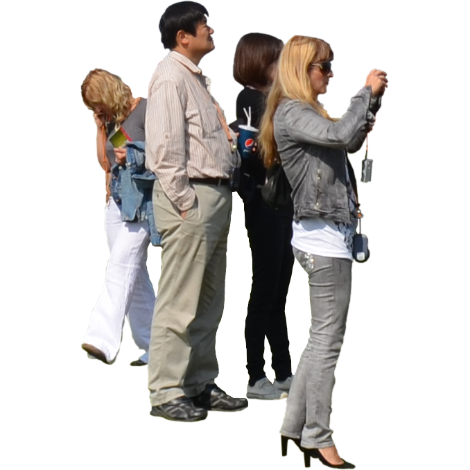 Tourist People PNG Image