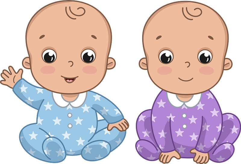 Twin Baby PNG