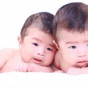 Bebé gemelo transparente